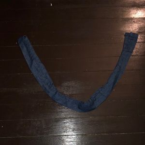 Denim belt for romper